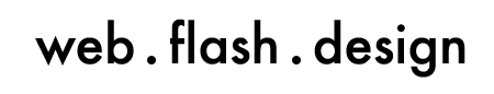 web, flash, design